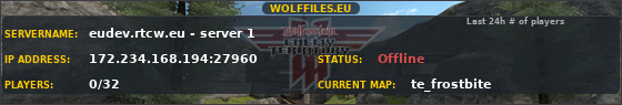eudev.rtcw.eu - server 1